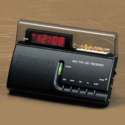 AM/FM LED Alarm Clock Radio with Night Light Function