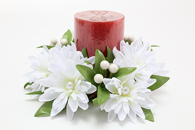 3 inches LOTUS FLOWER CANDLE RING