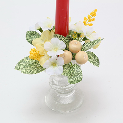 1 inches HYDRANGEA CANDLE RING