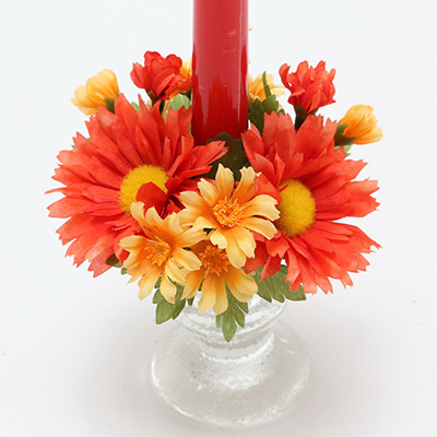 1 inches WILD DAISY CANDLE RING