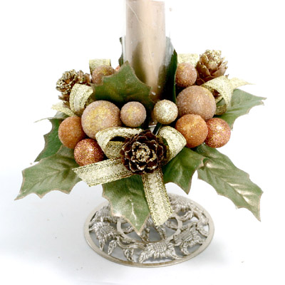 1 inches Sprakle berries candle ring