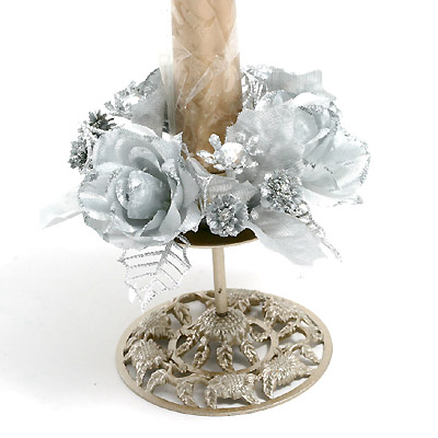 1 inches Met. Roses candle ring