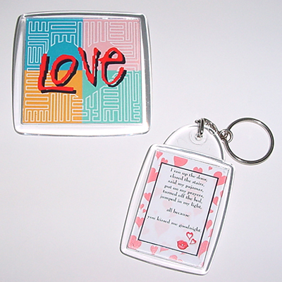 FRIDGE MAGNET AND KEYCHAIN