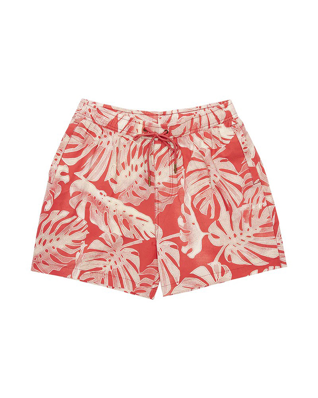 Swim Short, All Over Printed Yardage Art
