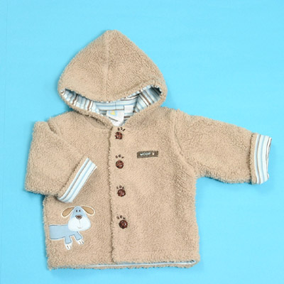 100% POLYESTER FLUFF CARDIGAN