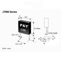 JTBM Series Ceramic Discriminators for Telecommunication Applications