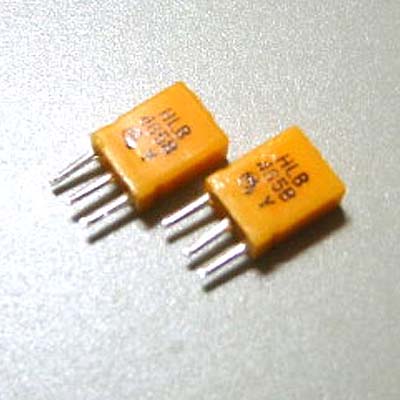 Miniature Resin Molded High Selectivity Type Ceramic Filters LTU450 2 Series