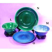 Monochrome Glaze Plate &amp; Bowl, L ~ O