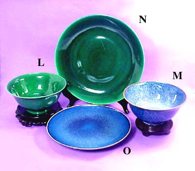 Monochrome Glaze Plate & Bowl