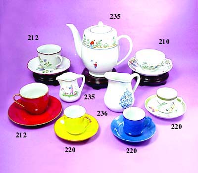 Superb Hand - Painted Tea/Coffee Sets