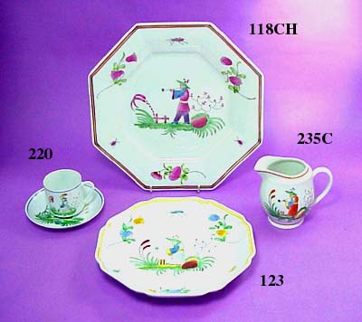 Chinoiserie Designs on Dinner Set