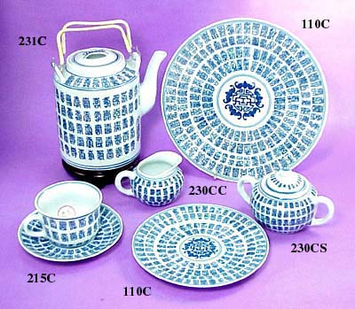Underglaze Longerity Dinning Sets