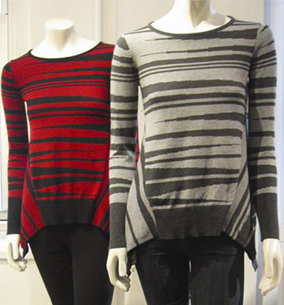 Variegated Stripe Handkerchief Sweater