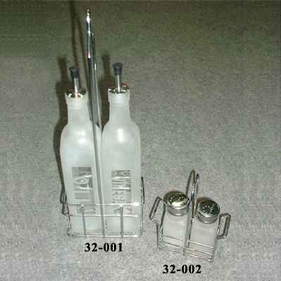 Glass Oil & Vinegar Set