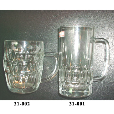 Clear Glass Beer Mug