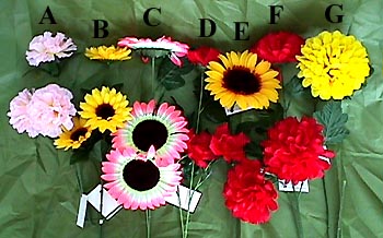 Artificial Polyester Flowers