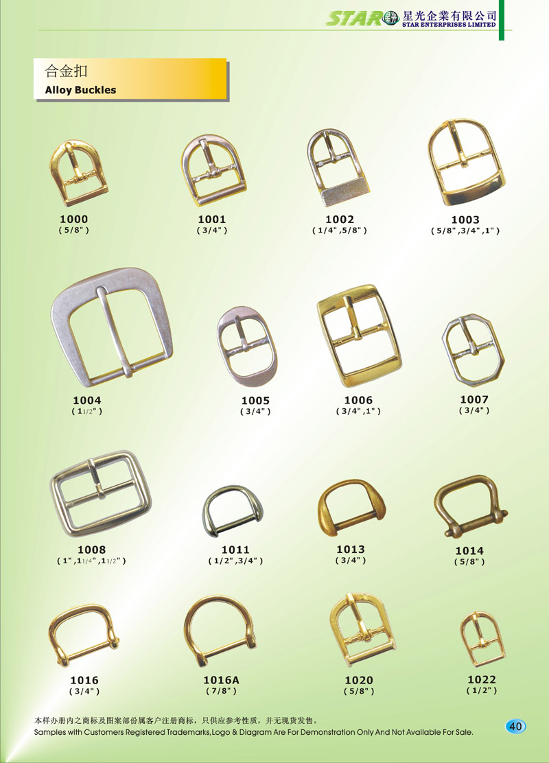 Alloy Buckles