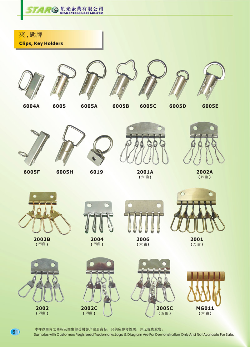 Clips, Key-Holders