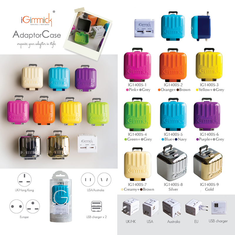 Adaptor Case with Travel Adaptor