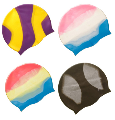 Multi Color Swim Caps