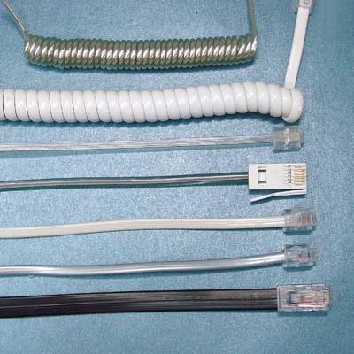 Telephone Line and Coiled Cords