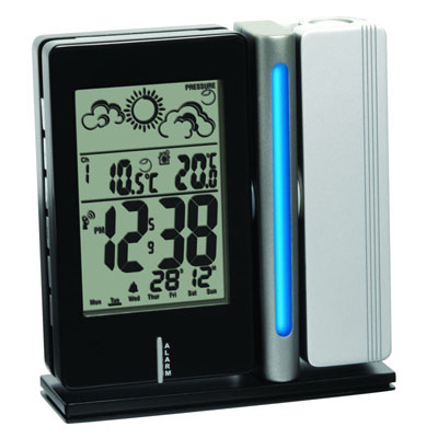 Wireless Weather Station Radio-Controlled Projection Clock
