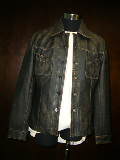 Washed Cow Leather Jackets
