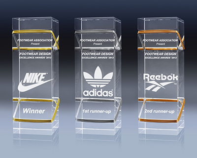 Allure trophy - gold, silver, bronze