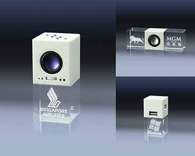 Crystal Mp3 Light Speaker