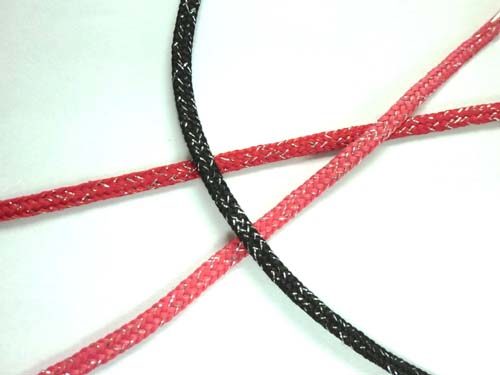Braided Cords with Lurex Twists