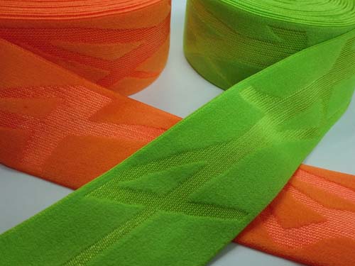 Jacquard Elastic with Shinny Pattern