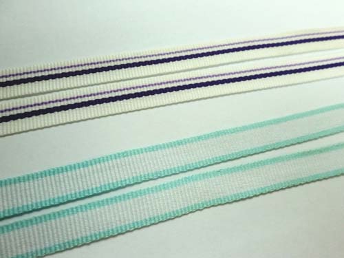 Grosgrain Tape with Stripes