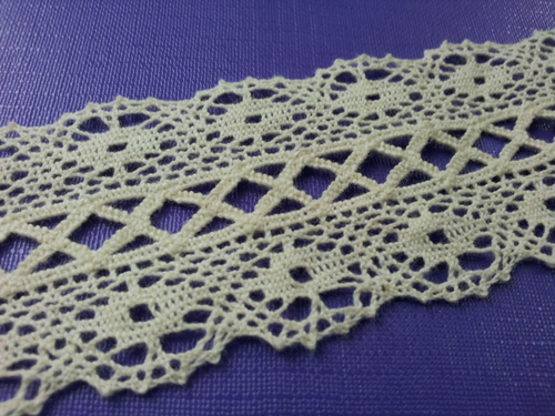 Cotton Crotchet Tape with Mesh Structure