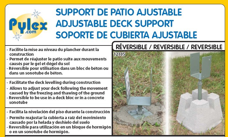 Adjustable Deck Support