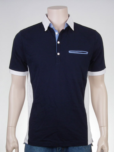 Woven Collar Polo