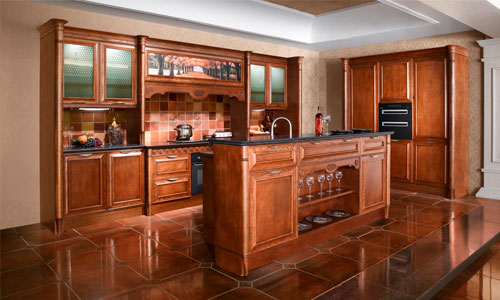 Plywood Kitchen Cabinet (op11-l054)