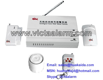 Auto-dial Wireless Burglar Alarm System, Home Alarm System