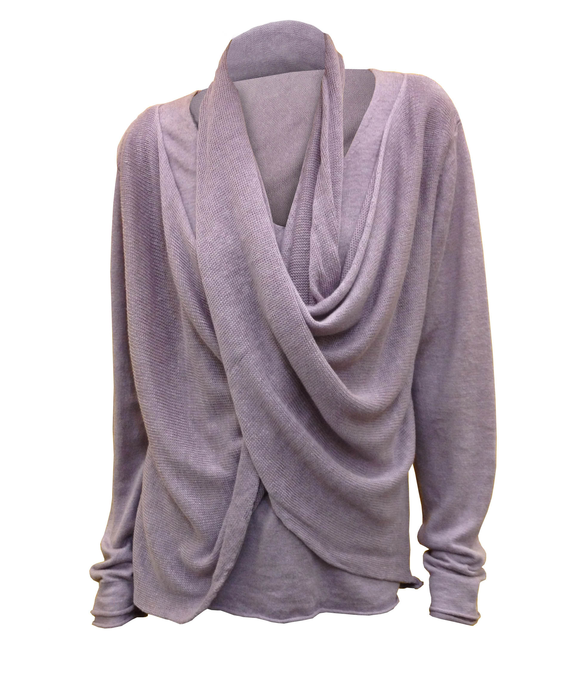 Long sleeve Scarf Pullover