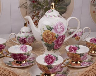 European Bone China Coffee Mugs