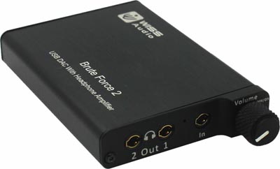 Mini USB DAC with portable headphone amplifier