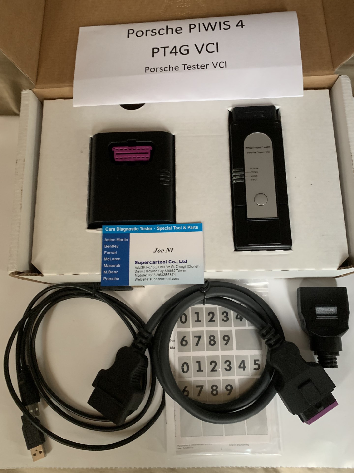 GENUINE PORSCHE PT4G VCI FULL KIT