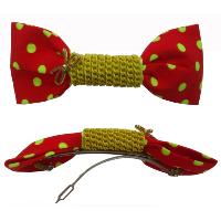 Sell Korean Style Red Fabric Bended Hair Clip/hairgrips For Ponytail Nice Design
