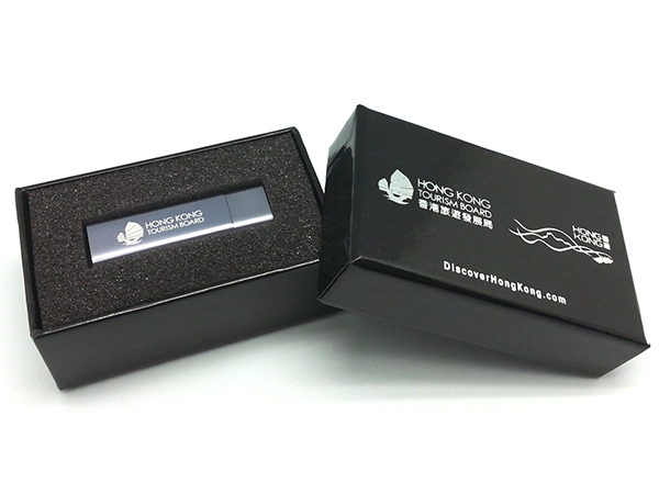 USB Flash with Light Up Logo