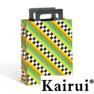 Diagonal Stripes Print Gift Bag For Men Kr094-4