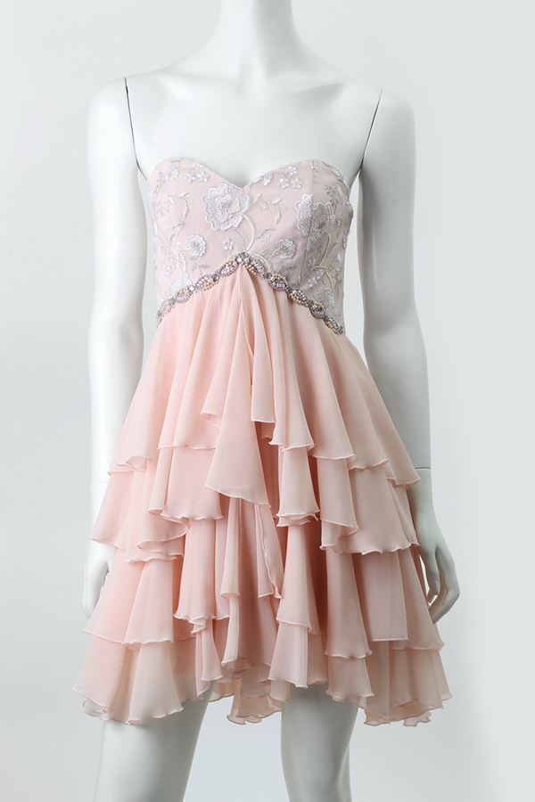 Ladies Sweetheart Neckline Baby Doll Dress