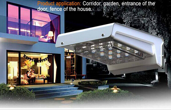 Ip 65 Waterproof Novelty Solar Motion Wall Led Lights