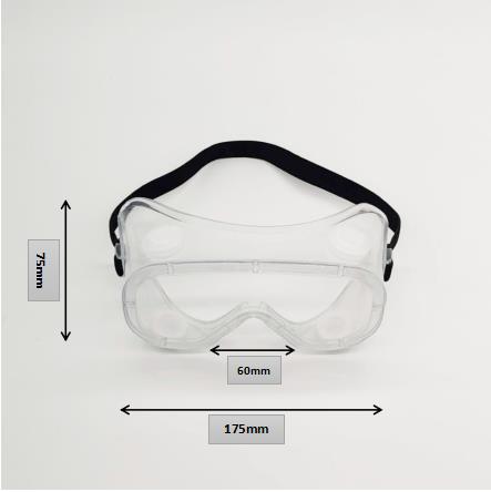 sell OEM anti saliva fog and anti-aureole safety Goggle for personal protection manufacturer in Chin