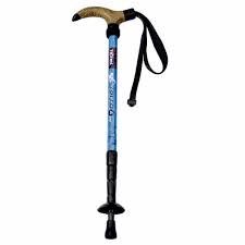 Ultralight 7075 Trekking Pole 4-Section Walking Stick