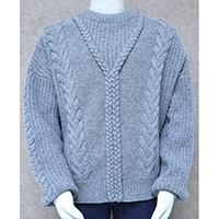 Crew Neck 3D Cable PO