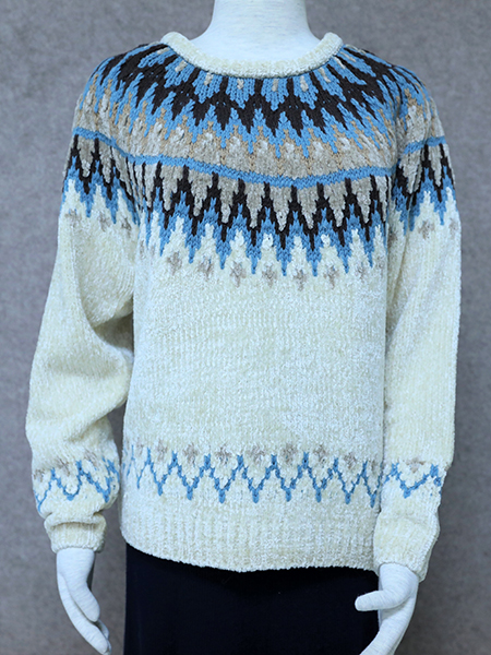 Jacquard Crew Neck PO